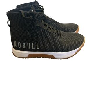 NOBULL Shoes Womens Sz 8 High Top Trainer Black Athletic Gym Workout